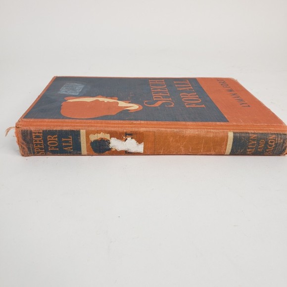 Speech for All Text Book Hardcover 1946 Lyman Fort Homeschool - Picture 5 of 12